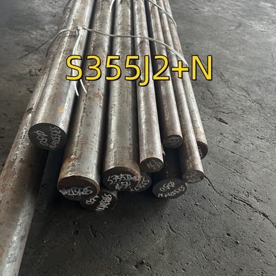 EN 10028 S355J2 Round bar Dia 50*6000MM  DIN 1.0577 (S355J2+N) ST52-3 Alloy Steel Bar