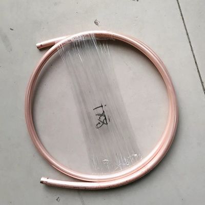 Red Copper Pipe  For Air Condition Pancake Copper Pipe Coil 6.35*0.8mm