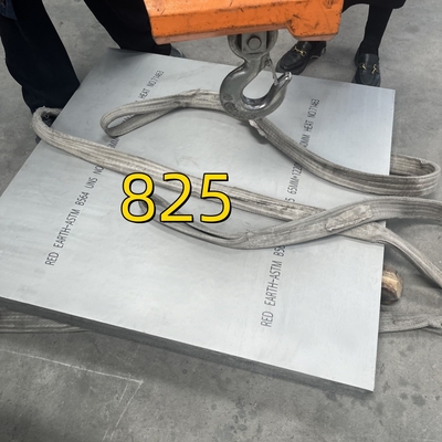 Plate Size: 4”x 8” x 10 mm thick  Material Grade Inconel 825 Alloy Steel Plate