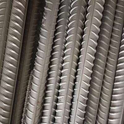 SUS304 DIN1.4301 Stainless Steel Threaded Rod Ribbed Bar Diameter 16mm Length 6000mm