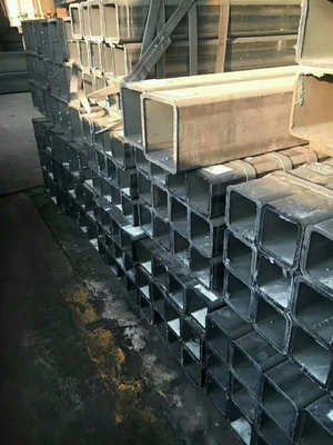 Rectangular / Square Steel Pipe Hollow Section Galvanzied / Black Annealing Steel Tube