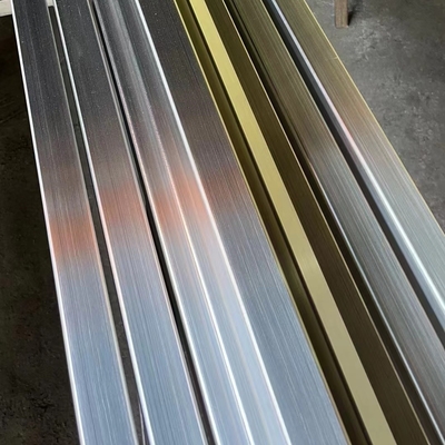 Stainless Steel Rectangular Pipe Grade 304  Hairline 75*20*1.2*6000mm 1.4301 Welded Square Tube