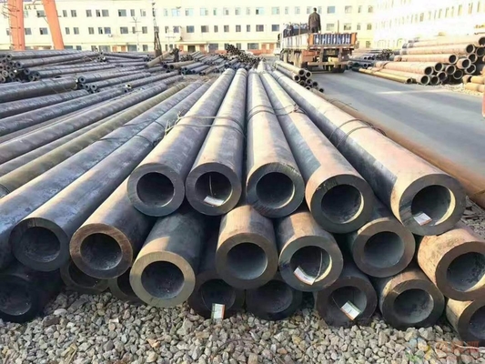 Weld / Seamless Carbon Black Steel Pipe Astm53 Astm A53 Thickness 5mm - 80mm