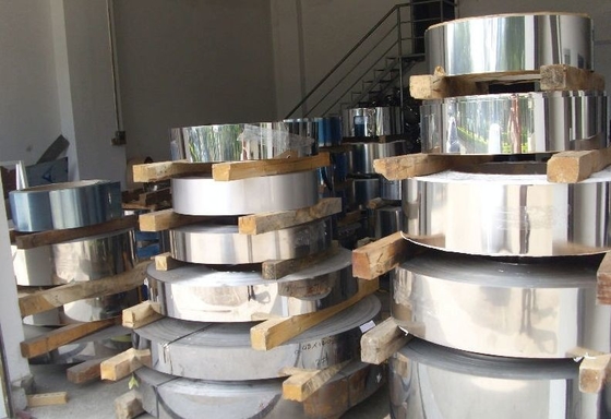 High Yield Stainless Steel Coils 301 Mirror Finished stainless steel strip/ Narrow Coils