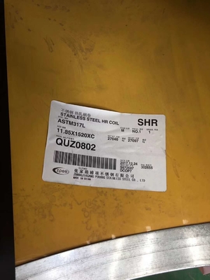317L Stainless Steel Plate DIN 1.4438  INOX Plate With NO.1 Finish  ASTM A240 AISI 317L Plate