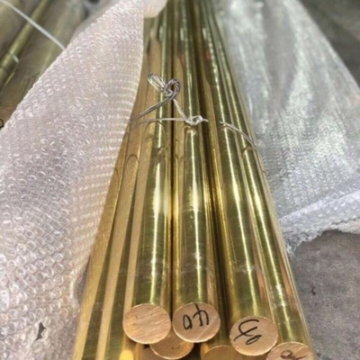 H59 C26800 Welding Rod Yellow Copper Bar Hpb61-1 Hsi80-3 Cw614n H62 H59 Brass Cooper 50*1200MM