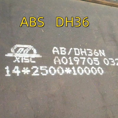 Ship Building Steel Plates Length 8000 Mm Width 2000 Mm Thickness 14 Mm DH36 Grade