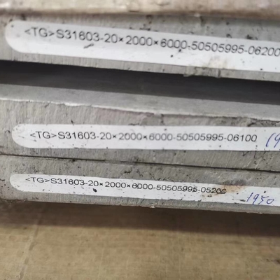 55mm Thick Stainless Steel 316L Plate 2000*6000mm Din1.4404 s31603 12mm thk. SS plate Grade 316
