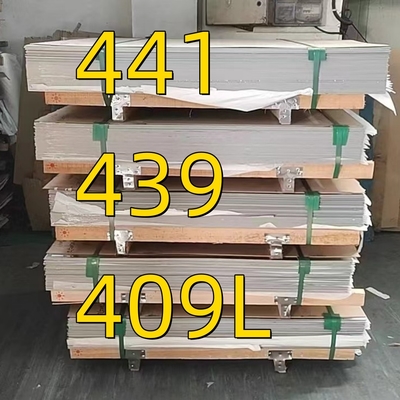 1.4509 AISI 441 2B 2D Stainless Steel Sheet SUS441 Metal Sheet 2D Surface Used For Automobile Exhaust System