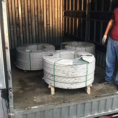 Stainless Steel Coil In Steel Grade 1.4113 X6CRMO17-1 Acc To EN10088-2 Surface 2B  Banding 20X0.5