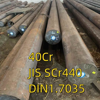 Hot Rolled Round Bar 40cr JIS SCr440 DIN 1.7035  Alloy Structure Steel Forged Steel Soild Bar