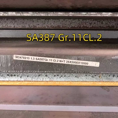 SA387 Gr.11CL.2  Boiler Steel Plate 25*2000*12000MM Chrome Moly Alloy Steel Plate