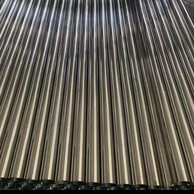 ASTM A554 201 Welded Tube 25*0.8*6000mm 320 Grit Mirror Polished Stainless Steel Pipe