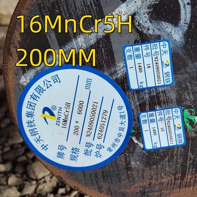 EN 10084-2008  DIN 1.7131 200mm Alloy Steel Round Bar 16mncr5H Steel  SAE 51204