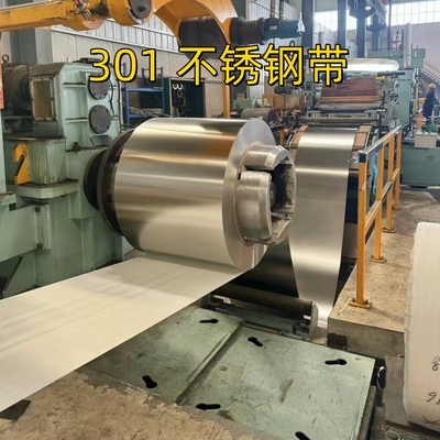 JIS G4313-2011 ASTM A666  Standard SUS301 CSP 3/4H Full Hardness  H Stainless Steel Coils Strip 1.0*80mm