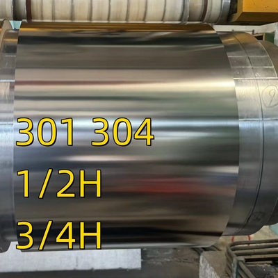 301 Stainless Steel Strip SUS301 HRC 40 AISI 301 Stainless Steel Coil 0.1-2mm Full Hard