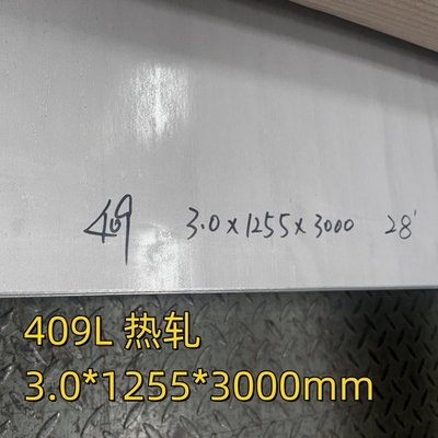 SUH409L/SUS409L 1.4512 Stainless Steel Plate 3.0*1255*3000MM  1D Surface For Auto Exhaust Parts