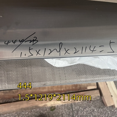 EN1.4376 SUS444 Stainless Steel Flat Sheet 444 # 2.5 X 1220 X 3000 Mm