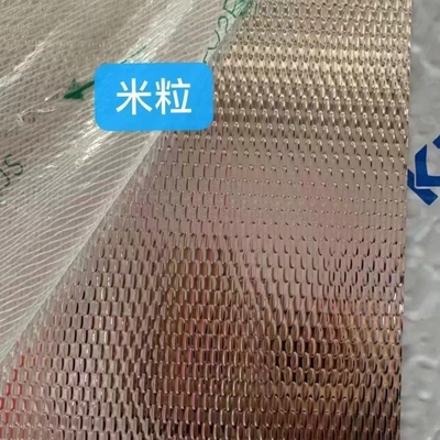 304 201 Mirror Color Millet Shape Decorative Stamped Stainless Steel Sheet for Hotel Decoration