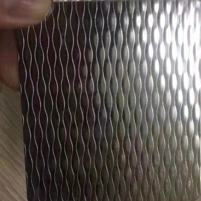 Customized Size Embossed Metal Stamped Stainless Steel Sheets 201 304 316L  Millet Grains