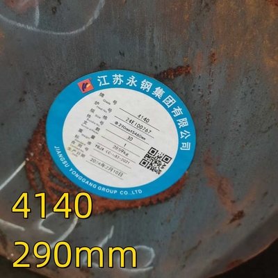 AISI 4140 Scm440 42CrMo4 1.7225 QT Hot Rolled Forged  Steel Alloy Round Bar OD 290mm