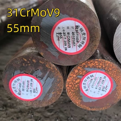 31crmov09 Q+T 1.8519 Alloy Steel Round Bar Rod 30-500mm Hot Rolled And Forged Nitriding Steel Rod