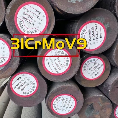31crmov09 Q+T 1.8519 Alloy Steel Round Bar Rod 30-500mm Hot Rolled And Forged Nitriding Steel Rod