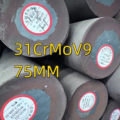 Nitriding Steel DIN 1.8519 / 31CrMoV9 Alloy Steel Forged Bar For Piston Rods  Black And Bright Surface
