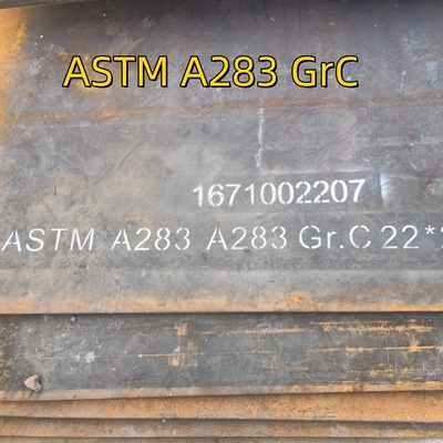 Astm A283 Grade C 1500x6000x25 Mm Hot Rolled Ms Plate Carbon Steel Boiler Plate