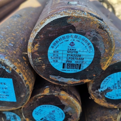 Gcr15 SUJ2 Bearing Steel Round Rod High Strength Hot Rolled  100cr6 SAE52100 Steel Round Bar