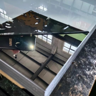 Mirror 8K Finish SUS304 1.4301 Cold Rolled  AISI 304 Stainless Steel Sheet For Decorations 0.6*1220*2440mm