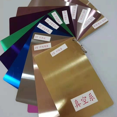 Gold Mirror Stainless Steel Sheet  ASTM Standard AISI 304 8K Gold Mirror Stainless Steel Sheet