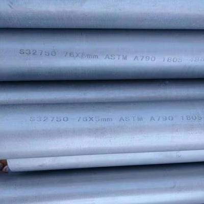 2 Inch SCH40 / 40S  2507 Super Duplex Stainless Steel Pipes ASTM A789 S32750 Duplex Steel Tube