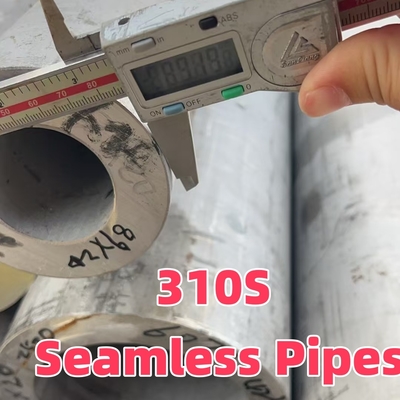 SUS310S OD102MM ID 58MM Hollow Shaft Bar ASTM A312 TP310S Stainless Steel Seamless Pipe