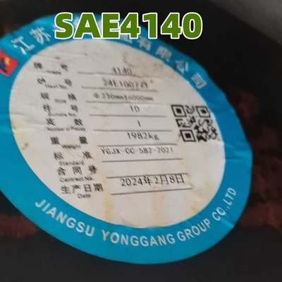 Hot Rolled SAE4140  Alloy Steel Round Bar OD 200-600mm SCM440 Forged Solid Rod