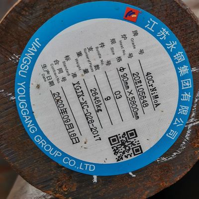 SAE4340 GB 40CrNiMoA EN 10028-3 Alloy Steel Round Bar OD 300mm DIN 1.6511 Alloy Forged Rod