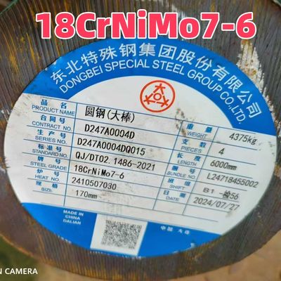 Hot Rolled 18Crnimo7-6 Equivalent 1.6587 18NCD6 Alloy Steel Round Bar  105MM  Soft Annealed