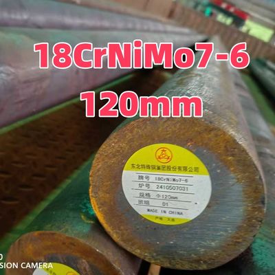 Hot Rolled 18Crnimo7-6 Equivalent 1.6587 18NCD6 Alloy Steel Round Bar  105MM  Soft Annealed