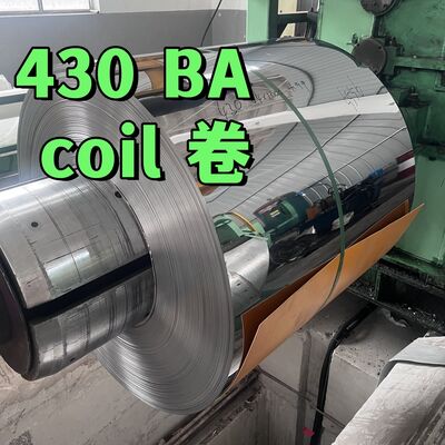 12X17/430/1.4016  AISI 430 Cold Rolled Stainless SteelCoil 0.4*1000mmWidth SUS430 Ba Surface