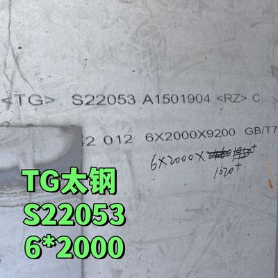 S31803 S32205 Stainless Steel Plates Hot Rolled 0.5 - 20mm Thickness
