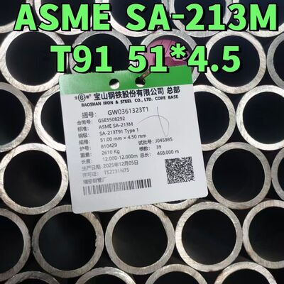 Heat-Exchanger ASTM A213 T91 Seamless Boilers Alloy-PSteel Pipe For High Temperature Service