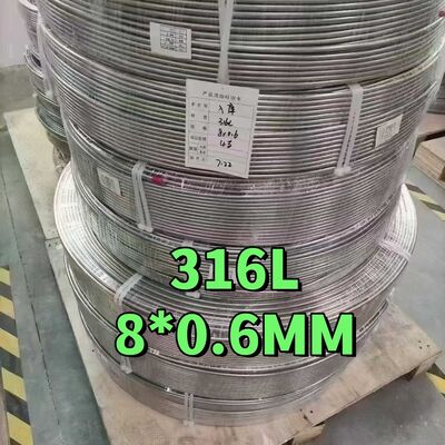Bright Annealed  Polished ASTM A269 316L Stainless steel Seamless Coiled Tubings