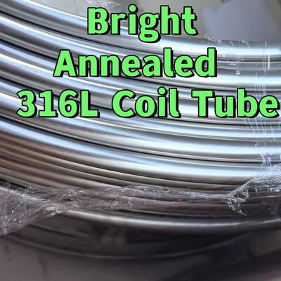 Duplex 2205 Stainless Steel Coiled Tubing 1/4″ S31803 S32205  Seamless Coil Tube