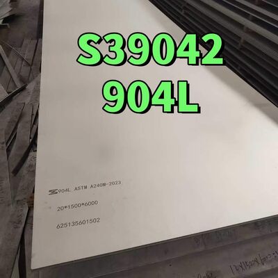 ASTM A240  AISI 904L UNS N08904 1.4539 S39042  Hot Rolled Stainless Steel Plate 16*1500*6000MM