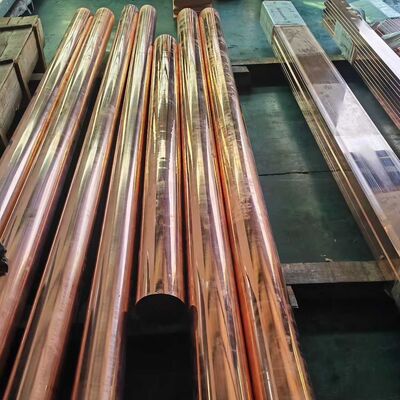 OFHC Copper Rod C10100 Percentage Purity: 99.95% OD 38MM  50MM Length 1000mm