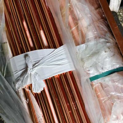 Round Shaped Copper Products 6-250mm Diameter Red Copper Bar CU110 Full Hard Shaft