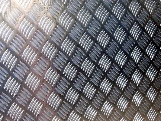 Custom Diamond Aluminum Tread Sheet  3003 H224 Aluminum Checkered Plate