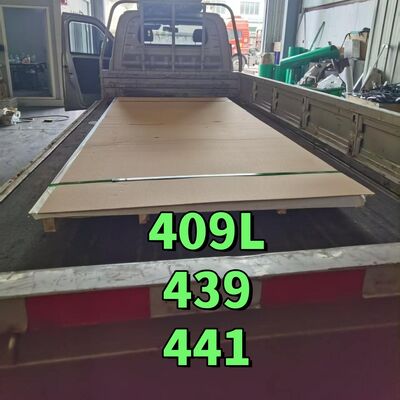 439M Stainless Steel Sheet 18Cr Ti Stabilized Ferritic Cold Rolled Sheet 0.3-3.0mm 2D Finish