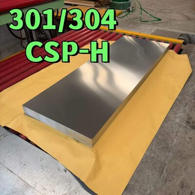 AISI 301 Full Hard Stainless Steel Coil Sheet 500-550 HV Cold Rolled Strip for Springs