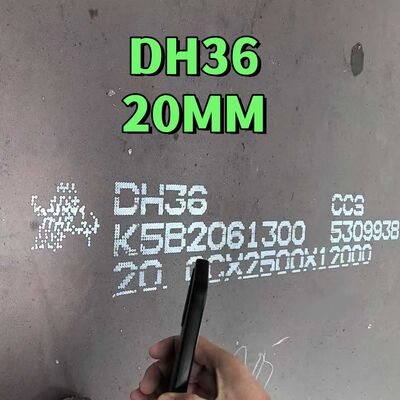 DH36 Shipbuilding Steel Plate with 355MPa Yield Strength and Impact Tested Hull Structural Steel Plate